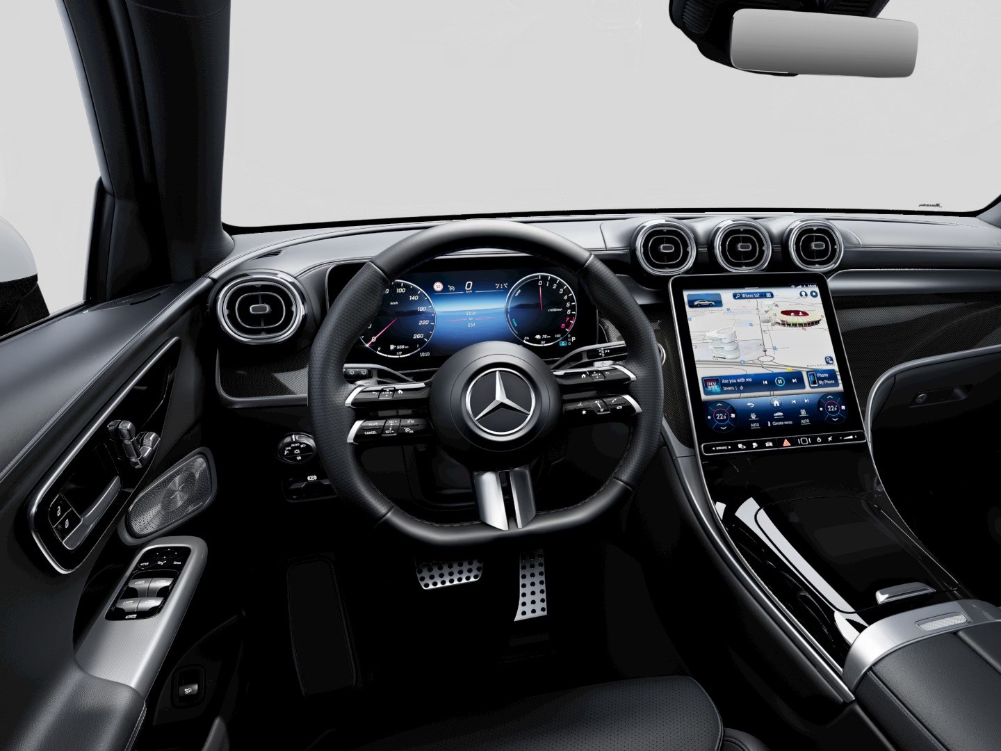 preowned GLC 350 e 4MATIC Coupé The-structure-look-in-the-Mercedes-Benz GLC