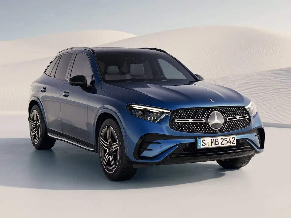 preowned GLC Frontal side view of the Mercedes-Benz GLC